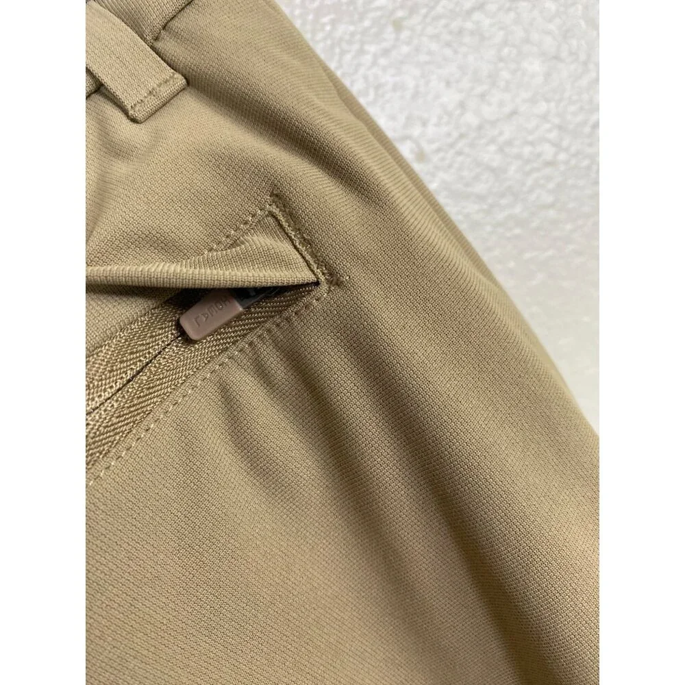 VRST Men Brown‎ Golf Athletic Pants size 34x34 Polyester Blend performance Chino